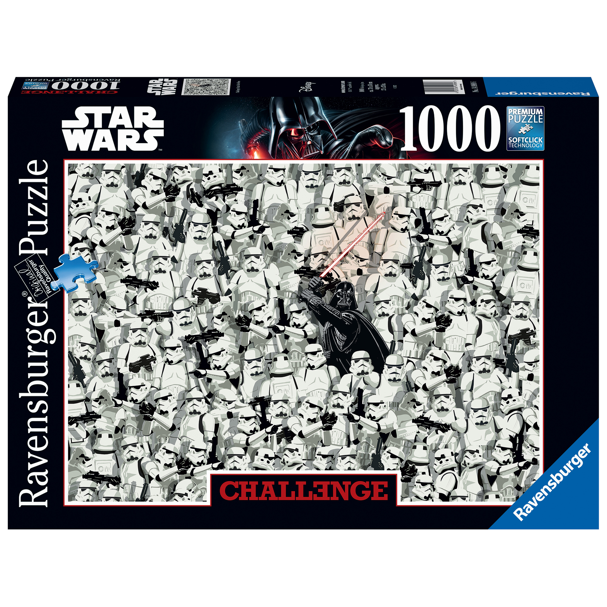 Ravensburger puzzle Star Wars Challenge 1000 pezzi - Ravensburger, Star Wars