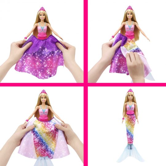 ​Barbie Dreamtopia 2 in 1 da Principessa a Sirena - Barbie