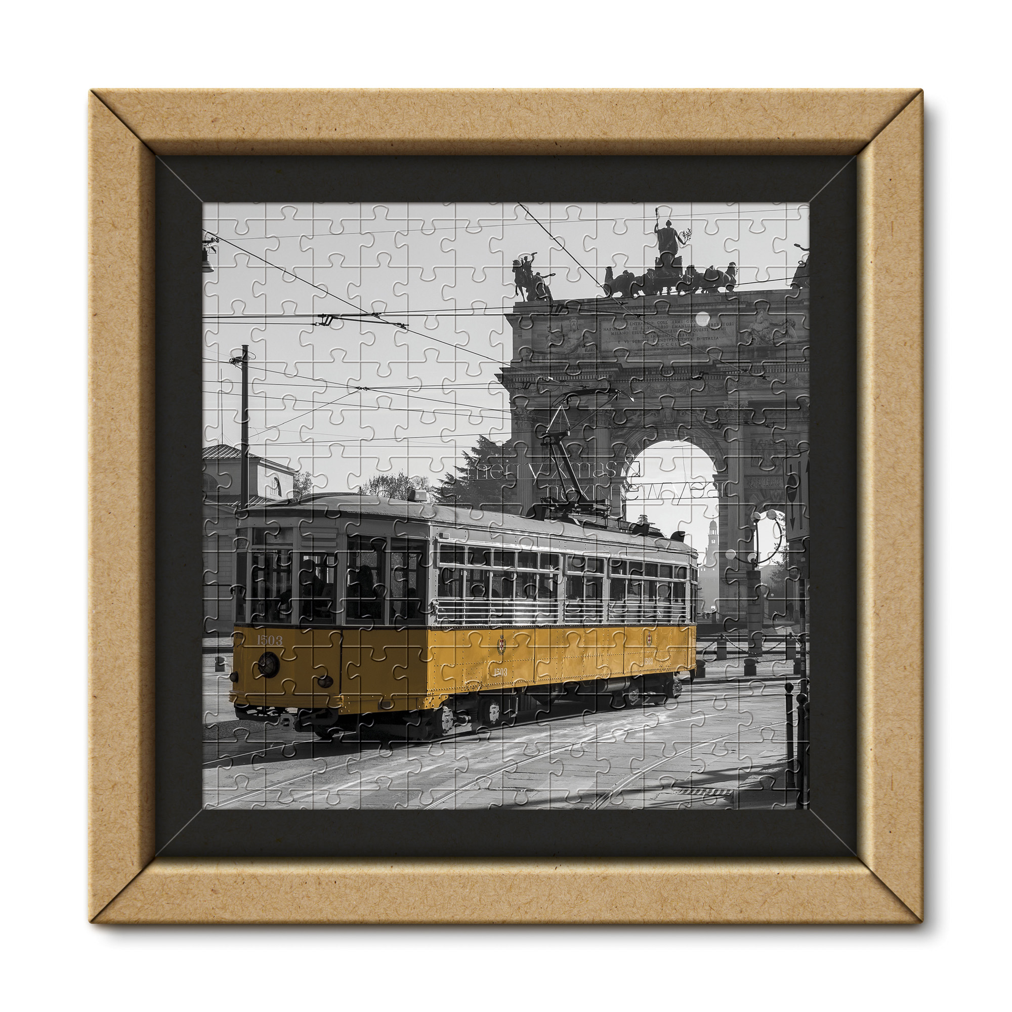 Puzzle Milan Tramway Frame Me Up 250 pezzi - Clementoni