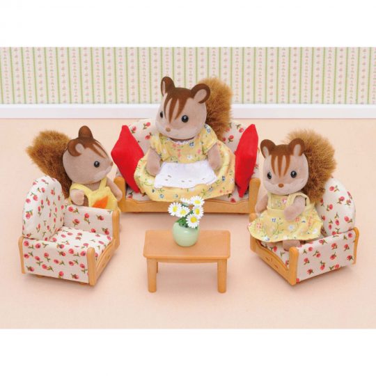 Divano, 2 poltrone e tavolino - Sylvanian Families