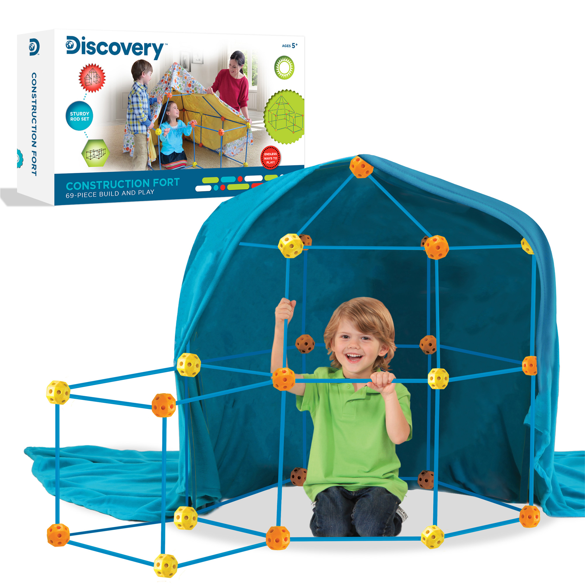 Fortino giocattolo assemblabile 69 pezzi - Discovery Toys