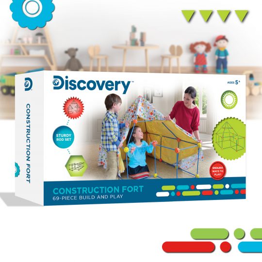 Fortino giocattolo assemblabile 69 pezzi - Discovery Toys