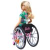 Barbie Fashionista con sedia a rotelle e lunghi capelli biondi - Barbie