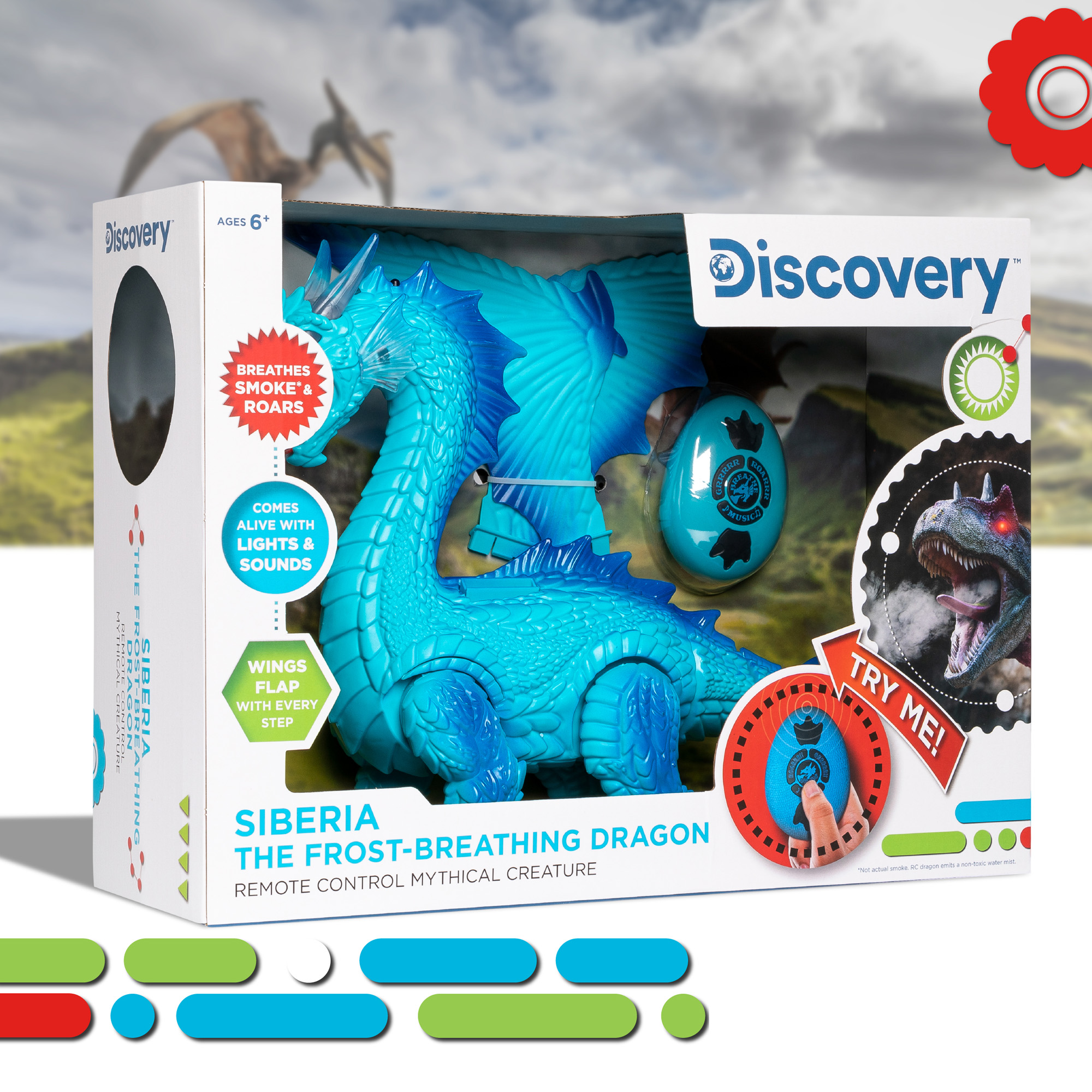 Drago radiocomandato con suoni realistici - Discovery Toys