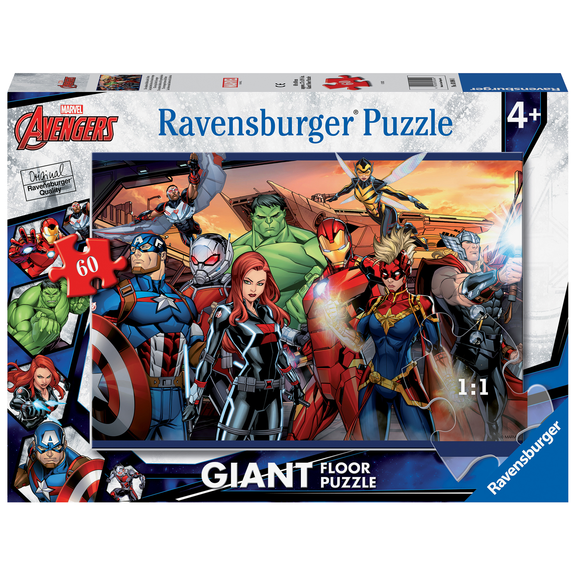 Ravensburger puzzle 60 pz giant avengers - Ravensburger