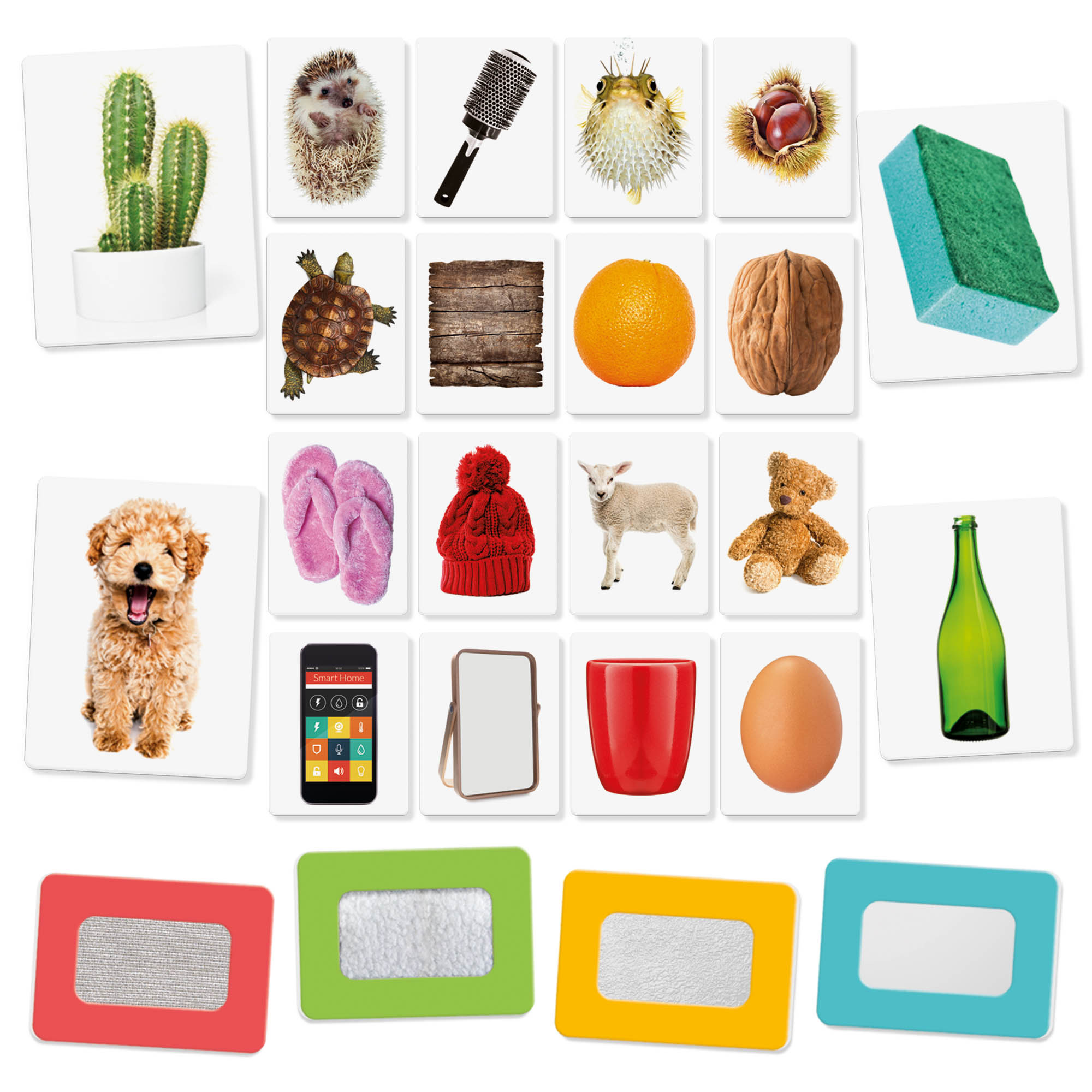 Flashcards Tactile Montessori - Headu