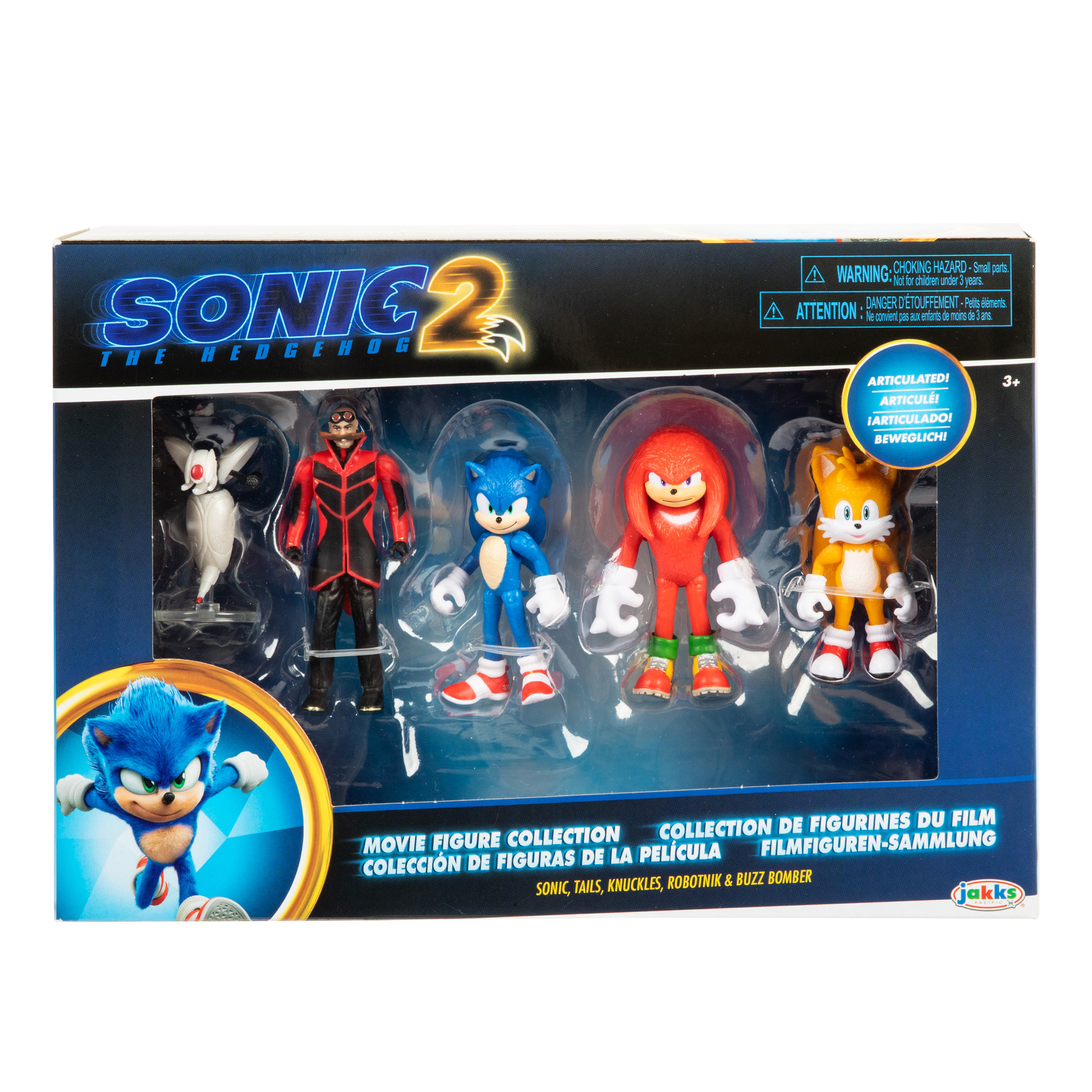Sonic Action Figures Deluxe pack, 6 cm - Sonic