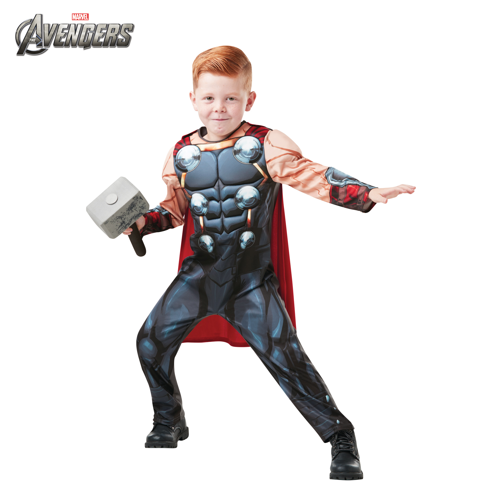 Costume Thor Con Muscoli Avengers da 3 a 8 anni - Marvel