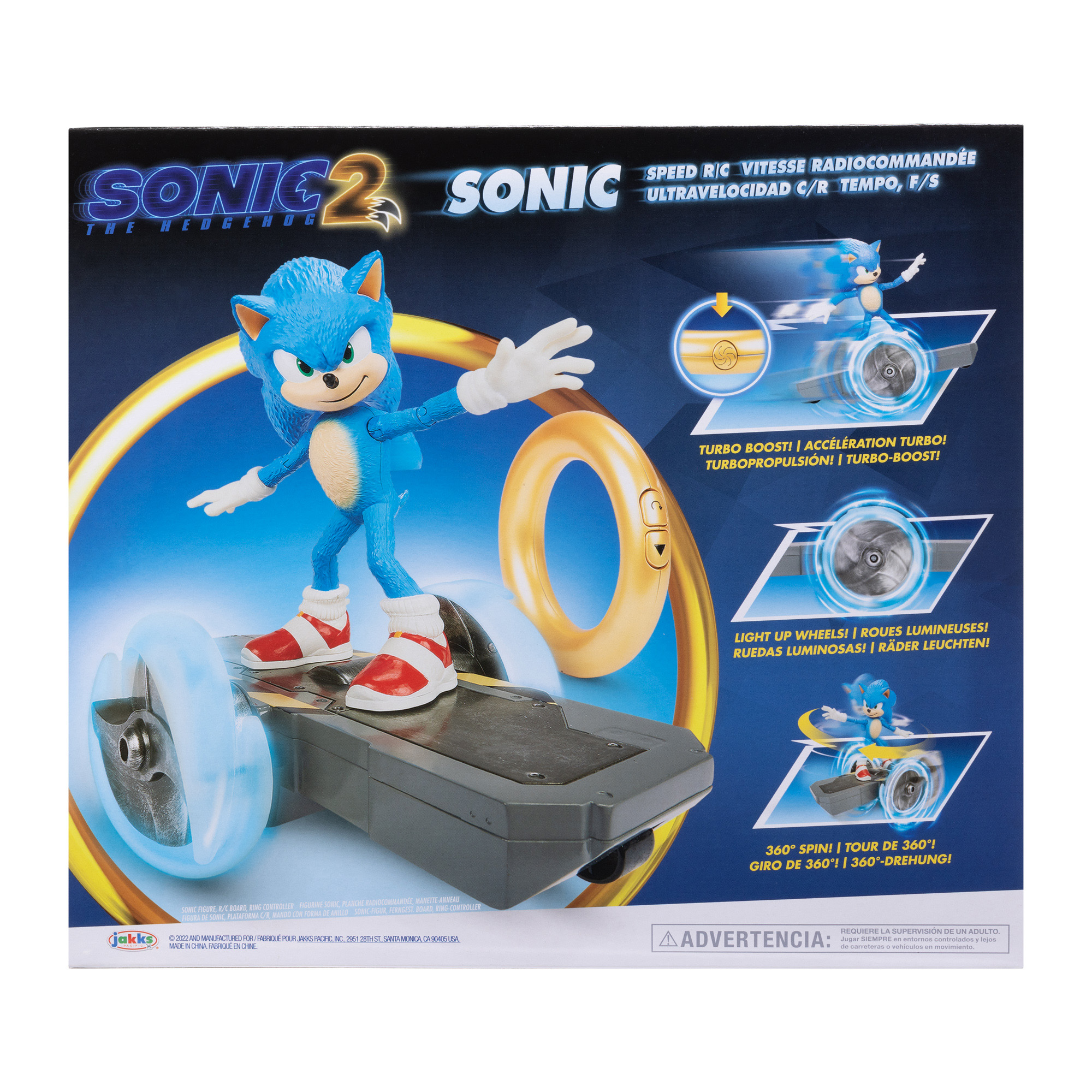 Sonic 2 Speed RC Radiocomandato - Sonic