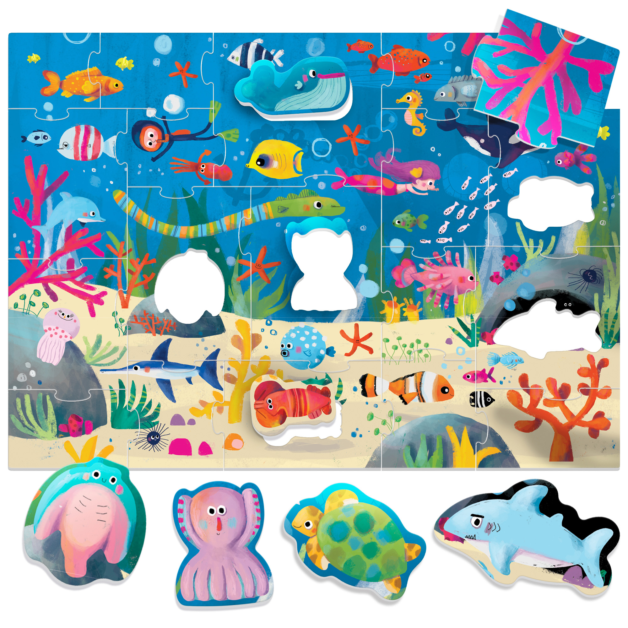 Shapes Puzzle Sea - Ecoplay