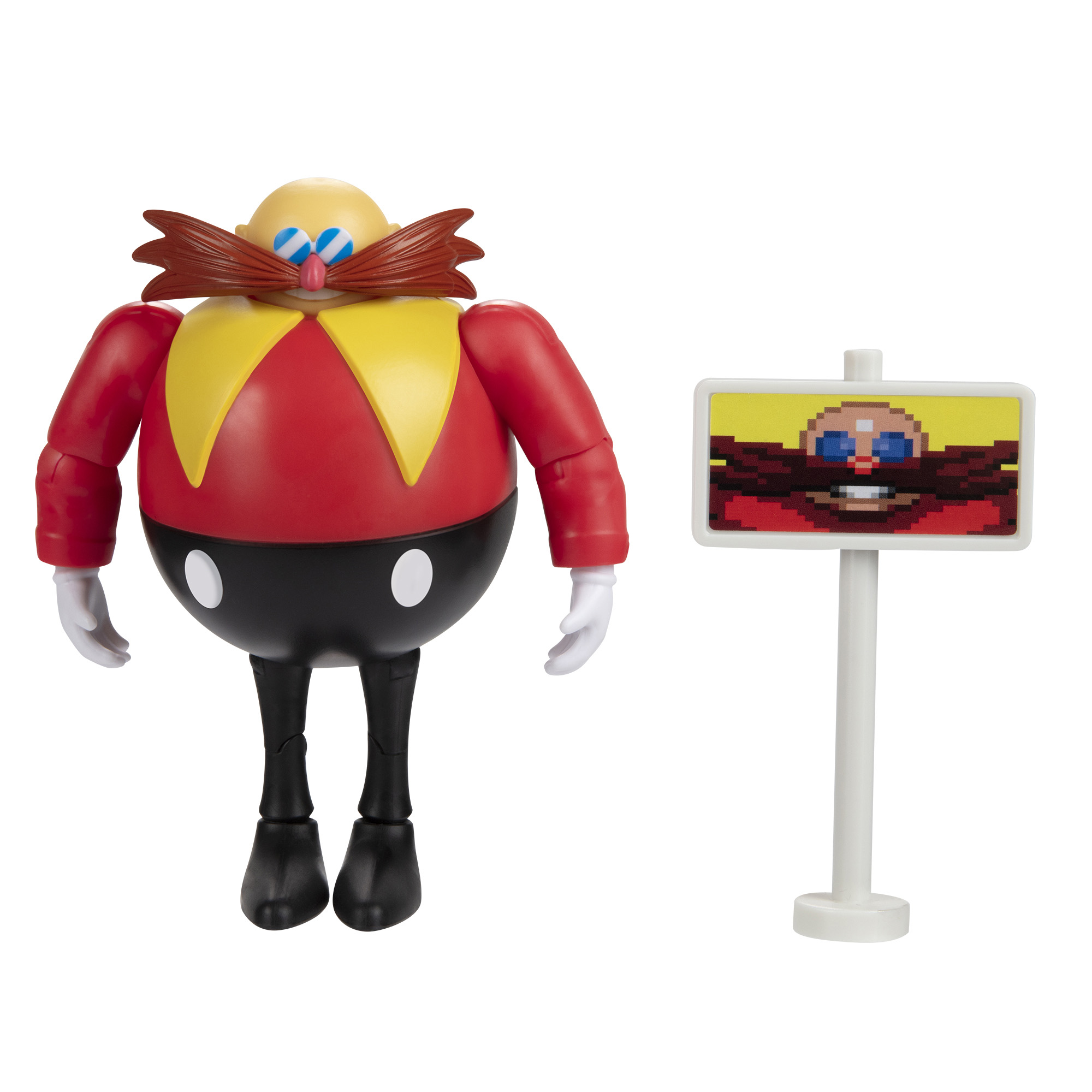 Sonic Action Figure Dr. Eggman con accessorio, 10 cm - Sonic