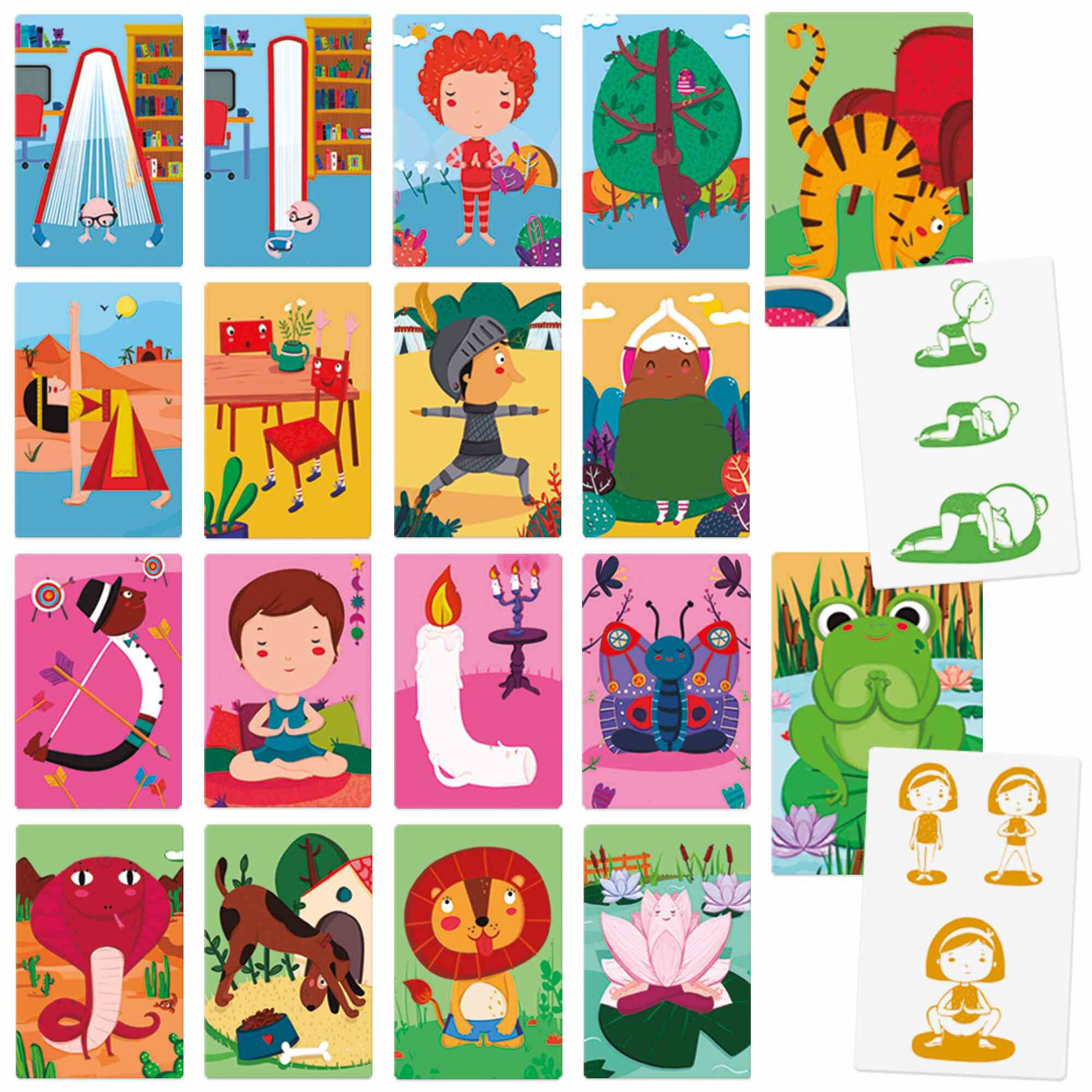 Flashcards Yoga for Kids - Headu