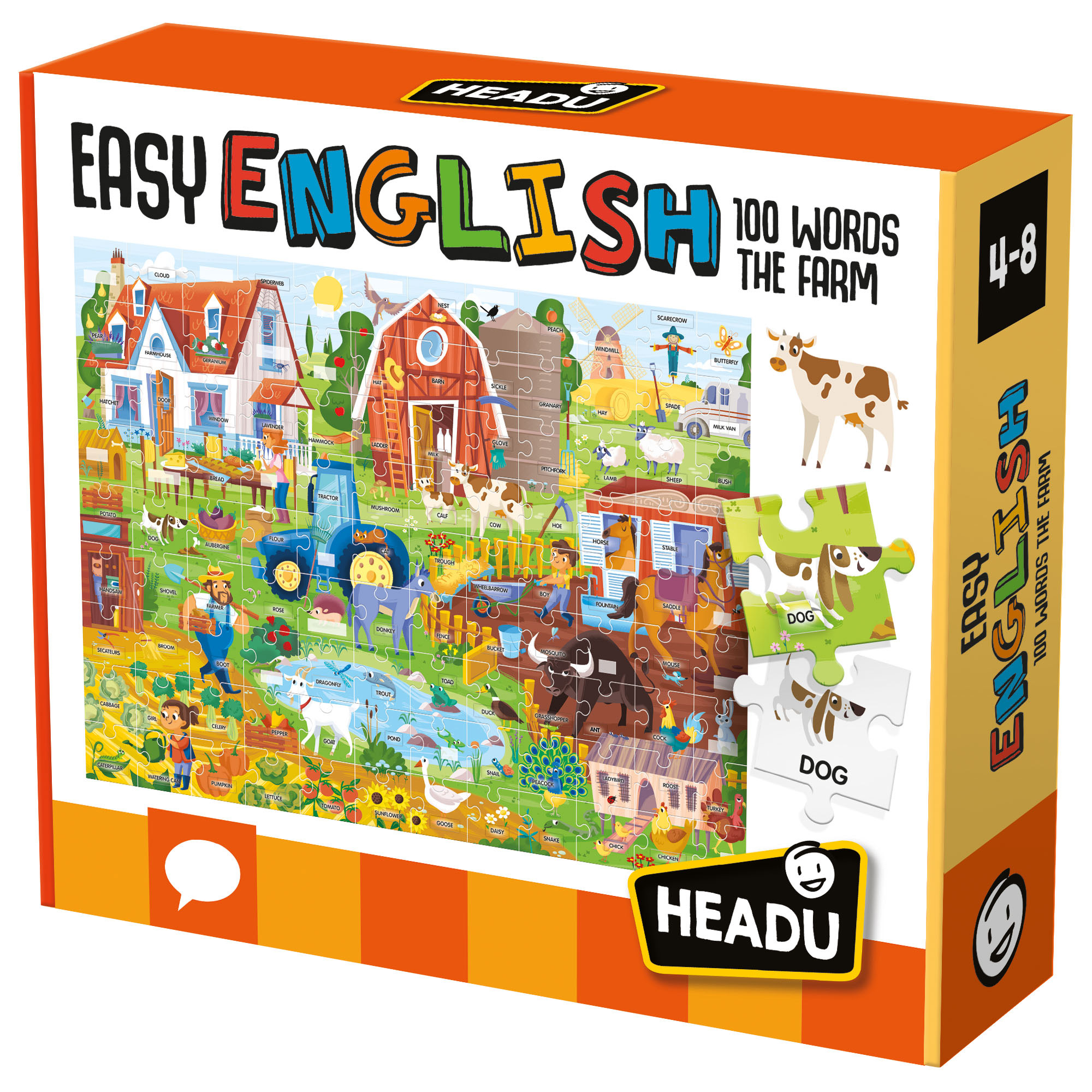Easy English 100 Words Farm - Headu