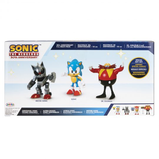 Sonic Action Figures snodabili 30° Anniversario, 10 cm - Sonic