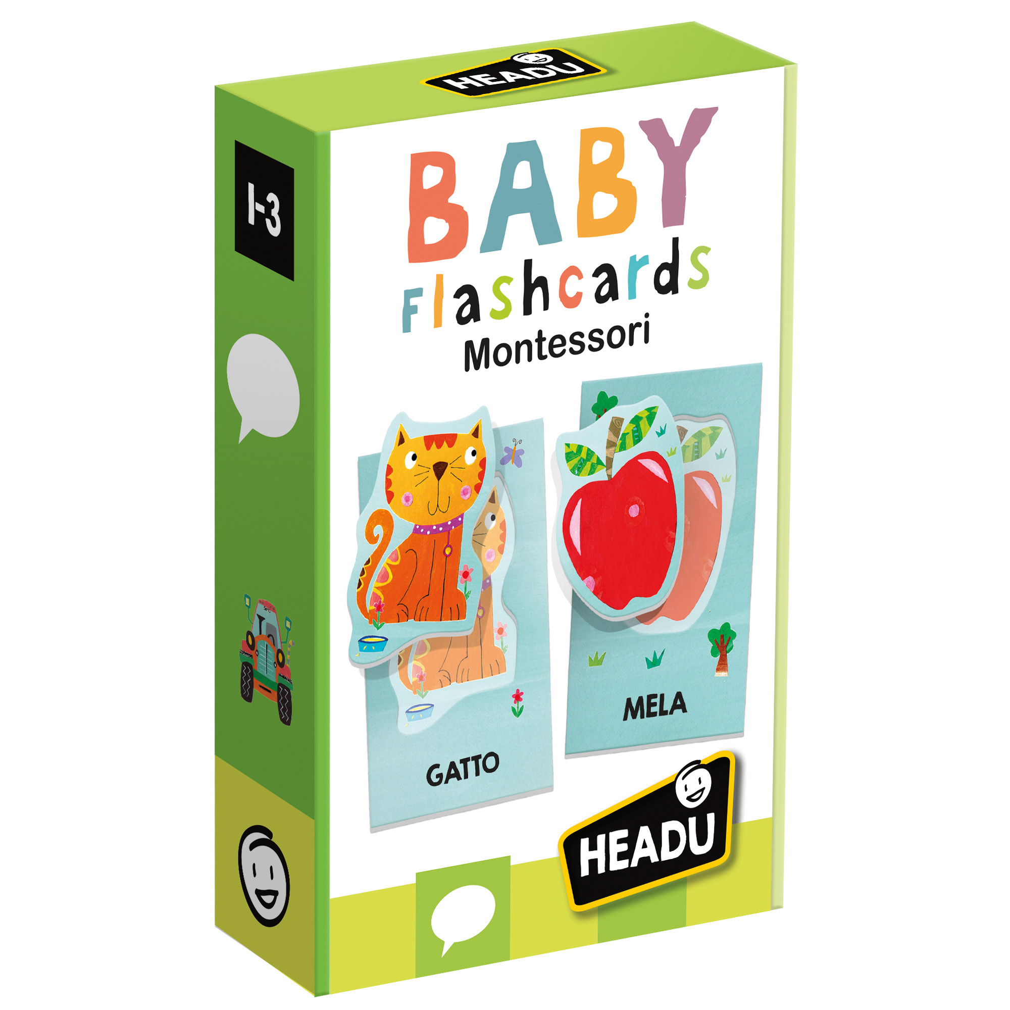 Baby Flashcards Montessori - Headu