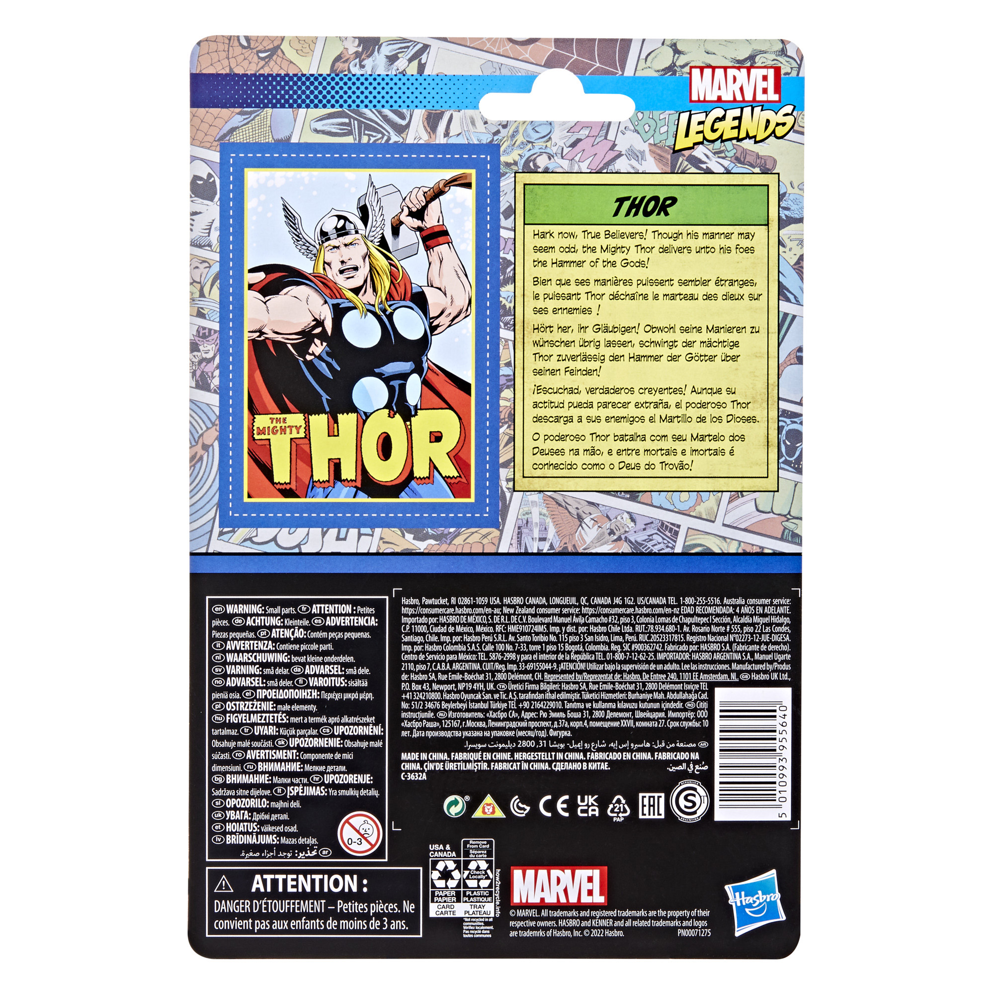 Action figure Thor da 9,5 cm - Marvel