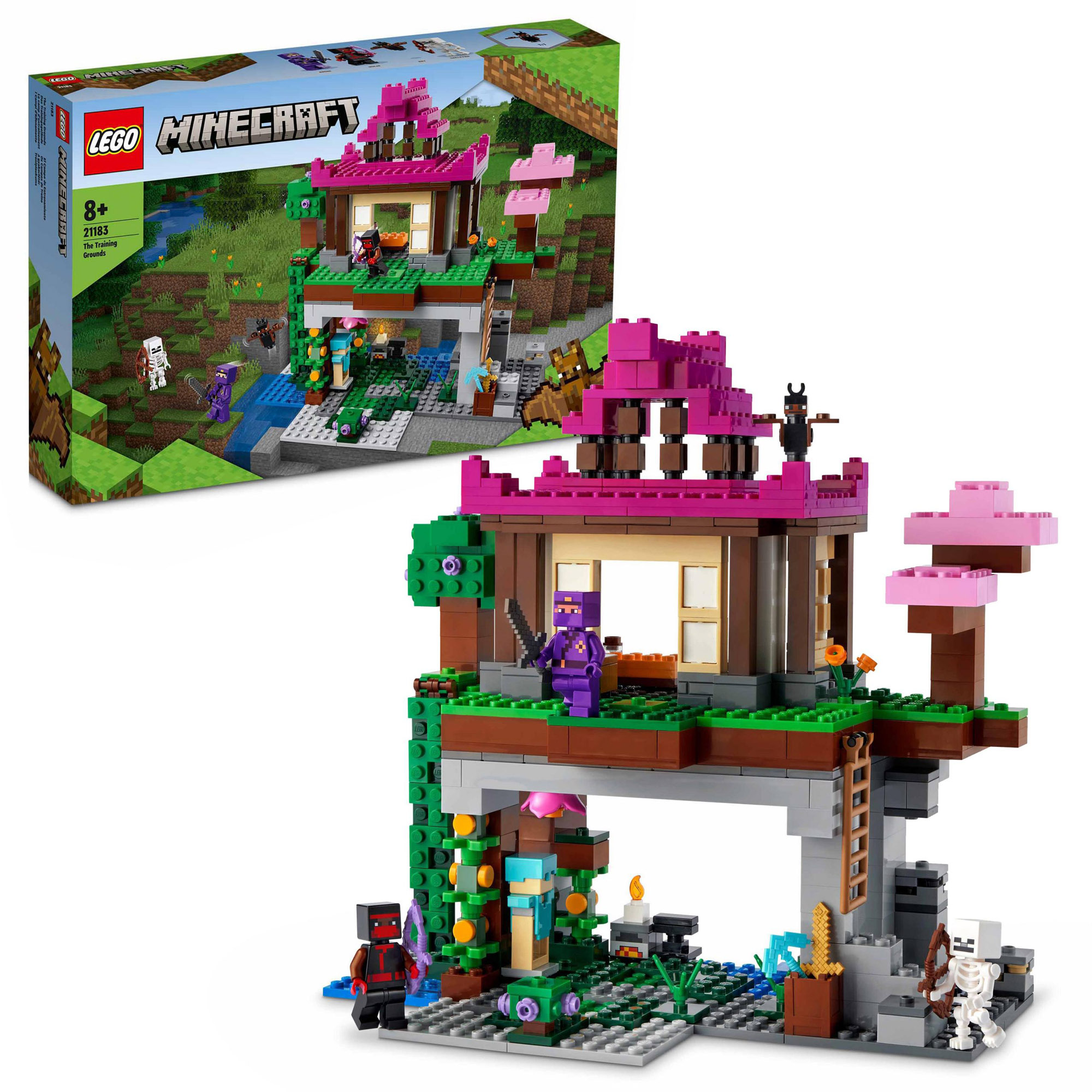 Lego Minecraft i campi d'allenamento, dojo e bottega del fabbro, 21183 - LEGO