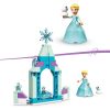 LEGO Disney il cortile del castello di elsa, giocattolo con principessa frozen 2, collezione abito diamante, 43199 - Disney, LEGO