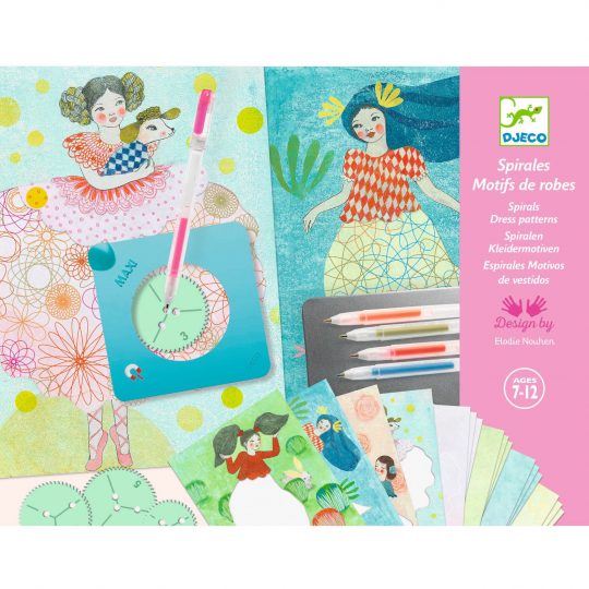 Kit creativo Spirals Dress patterns - Djeco