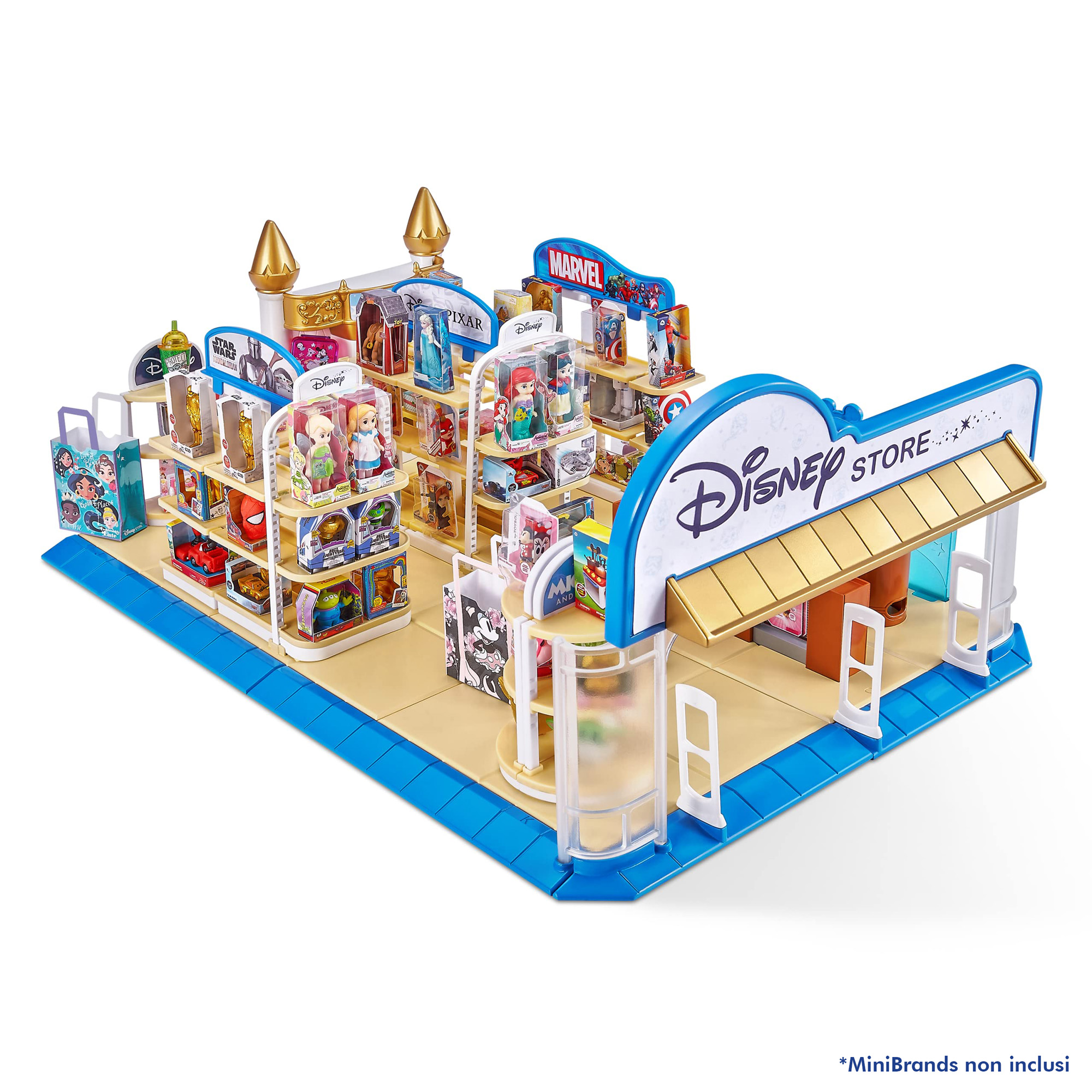 Playset Disney Store Mini Brands con 2 mini prodotti esclusivi - Disney