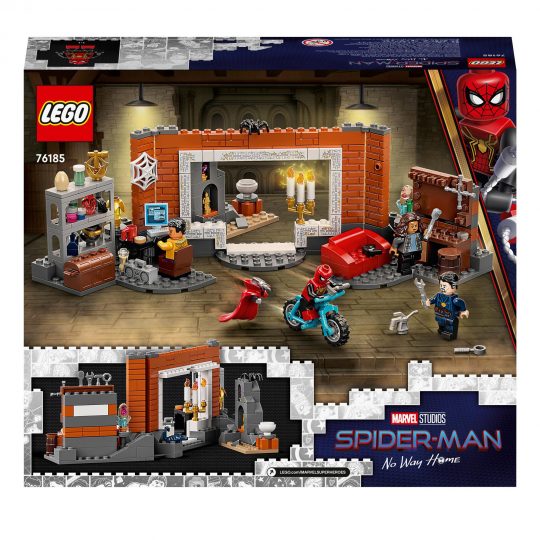 Lego Marvel Spider-man al laboratorio sanctum, più minifigure Dr. Strange e mostro insetto, 76185 - LEGO, Marvel