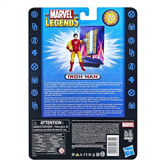 Action figure Iron Man da 15 cm 20th Anniversary Series 1 - Marvel