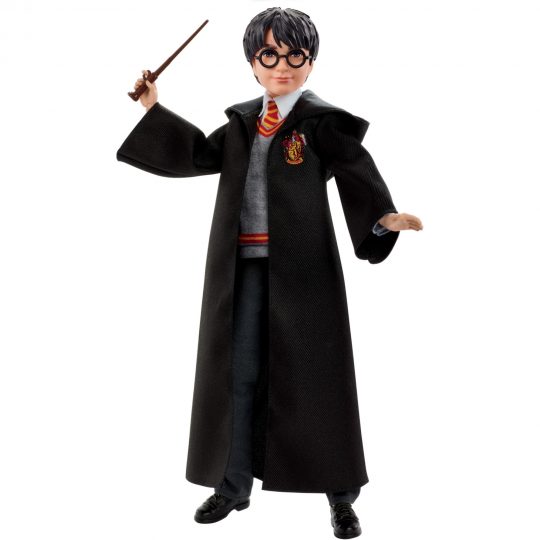 Action figure Harry Potter 30 cm con Uniforme di Hogwarts e Bacchetta, da Collezione - Harry Potter
