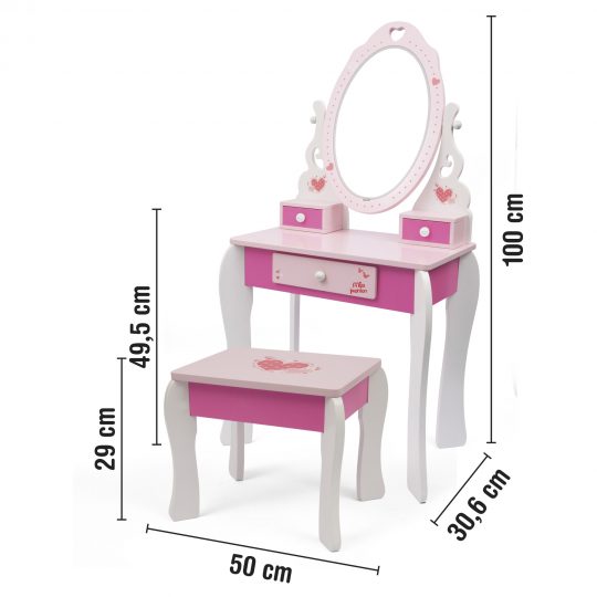 Vanity Table Con Luci Led - Miss Fashion