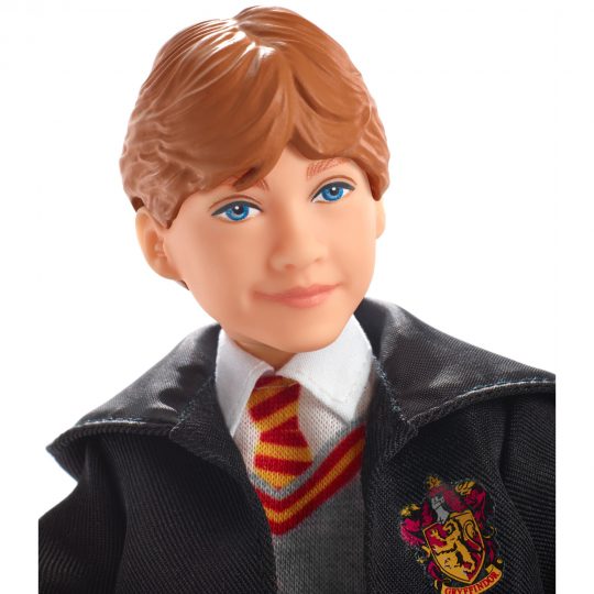 Action figure Ron Weasley 30 cm con Uniforme di Hogwarts e Bacchetta, da Collezione - Harry Potter