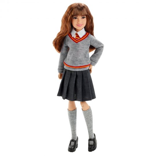 Action figure Hermione Granger 30 cm con Uniforme di Hogwarts e Bacchetta, da Collezione - Harry Potter