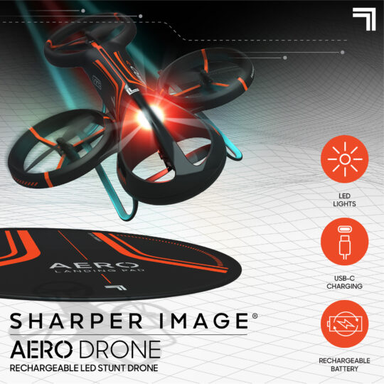 Quadricottero radiocomandato Aero Drone - Sharper Image