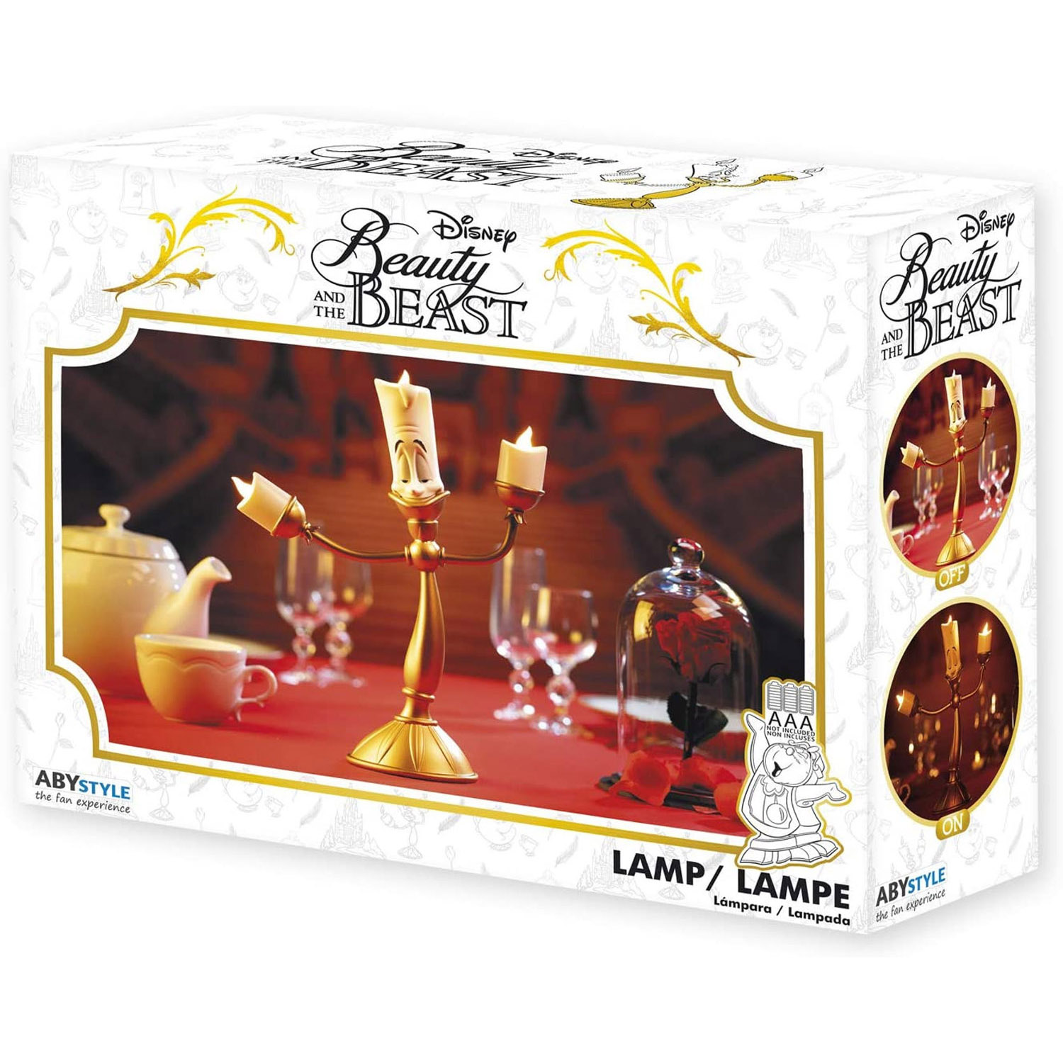 Lampada La Bella e la Bestia Lumiere - Disney