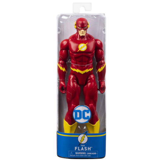 Personaggio Flash 30 cm con decorazioni originali e 11 punti di articolazione - DC Comics