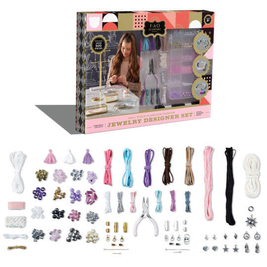 Set per creare gioielli fai da te 500 pezzi - FAO Schwarz