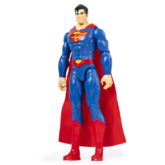 Personaggio Superman 30 cm con decorazioni originali, mantello e 11 punti di articolazione - DC Comics