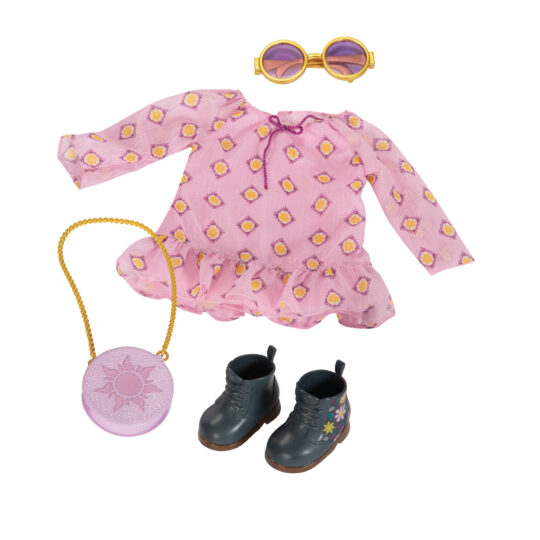 Fashion Pack ispirato a Rapunzel con abiti e accessori per bambole ILY4EVER - Disney ILY4EVER