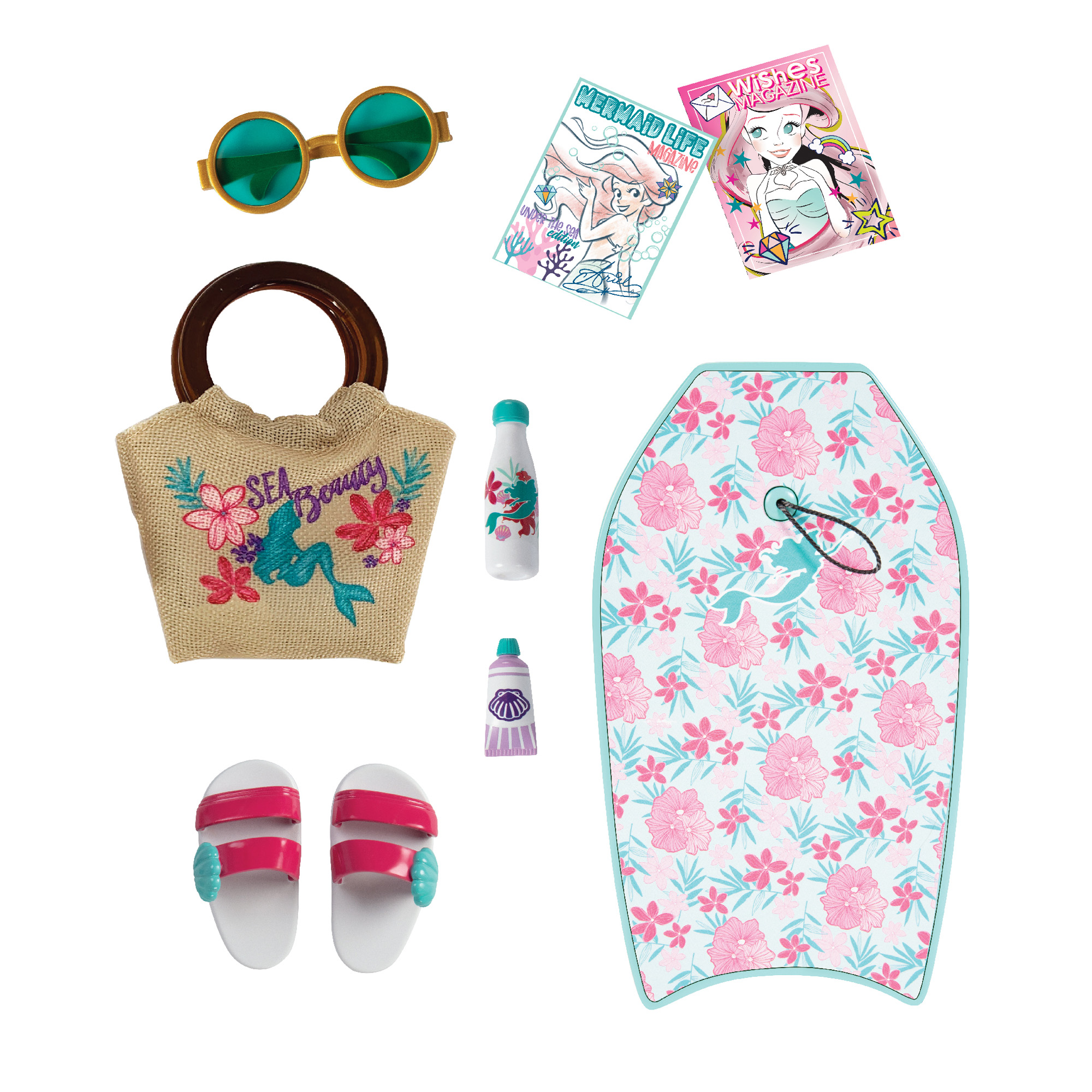 Accessory Pack ispirato ad Ariel con abiti e accessori per bambole ILY4EVER - Disney ILY4EVER