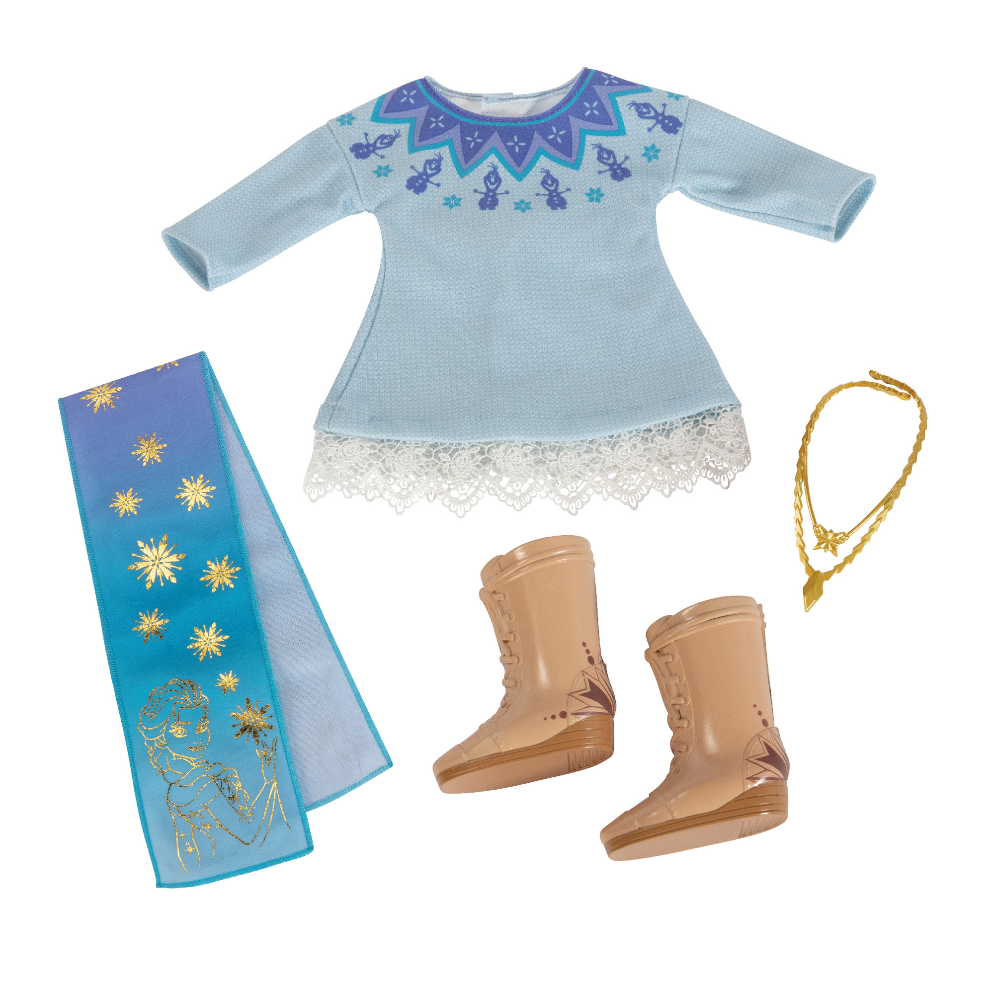 Fashion Pack ispirato a Elsa con abiti e accessori per bambole ILY4EVER - Disney ILY4EVER