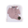 Completino in tricot rosa antico con mantella per My FAO Doll 40cm - FAO Schwarz