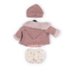 Completino fantasia con giacchina in tricot rosa per My FAO Doll 40cm - FAO Schwarz