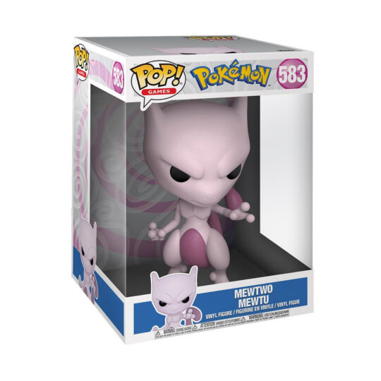 Funko POP! MewTwo - Pokémon #583 Jumbo 25cm - Funko, Pokémon