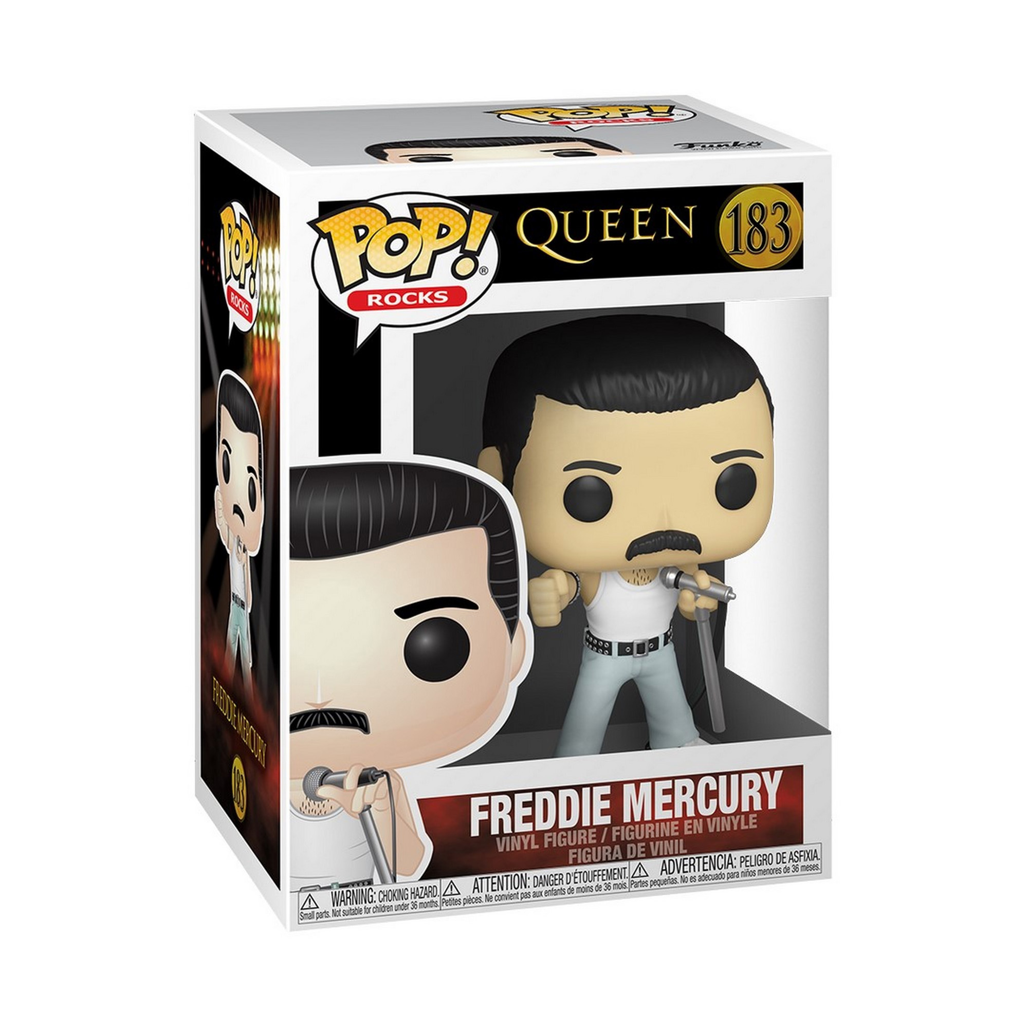 Funko POP! Freddie Mercury Radio Gaga 1985 - Queen #183 9cm - Funko