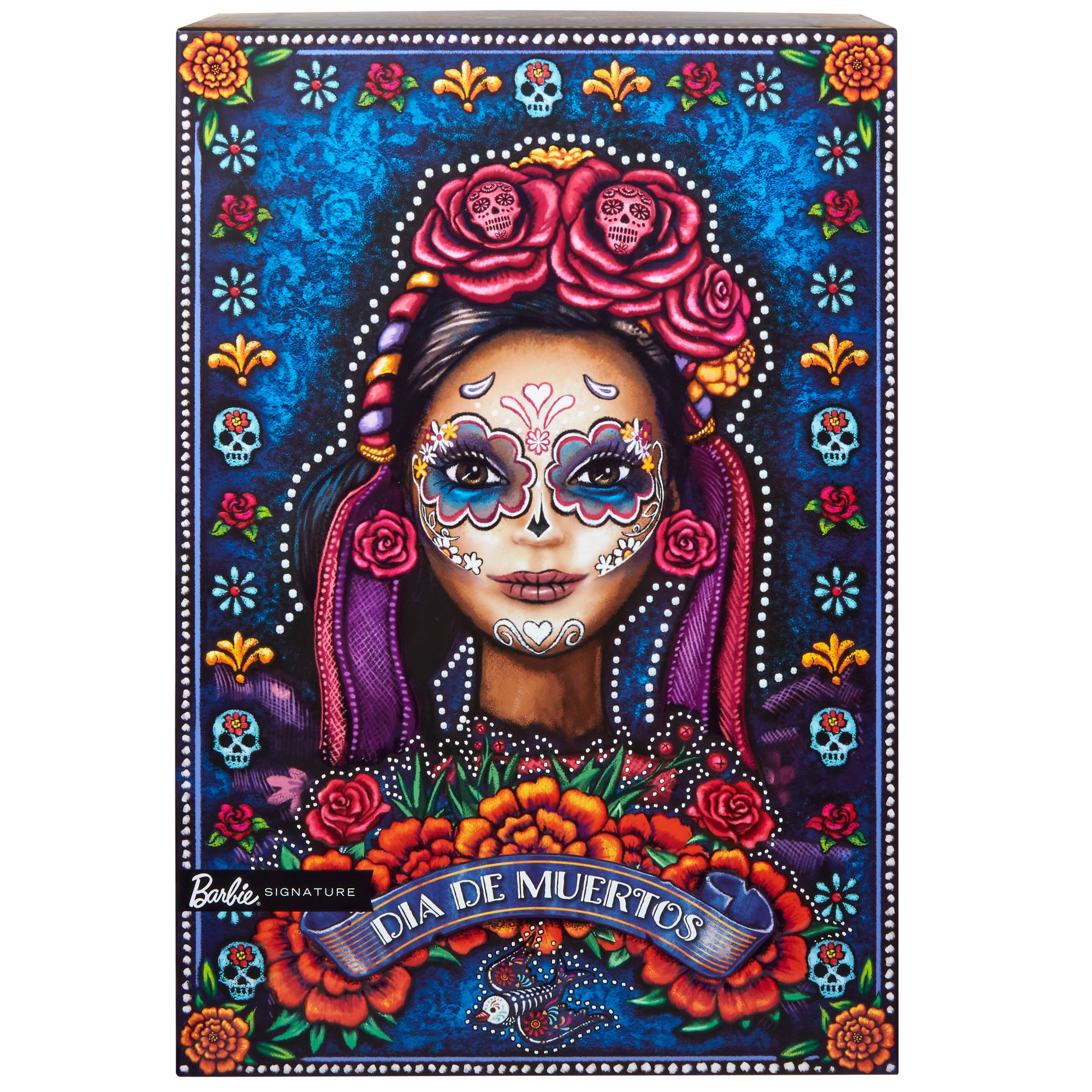 Barbie Dia De Muertos con Abito Tradizionale e Volto Dipinto a Tema  Calavera in Vendita Online