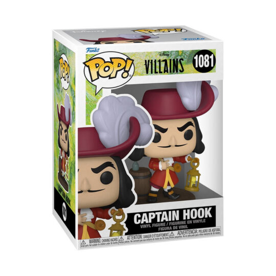 Funko POP! Captain Hook - Disney: Villains #1081 9cm - Funko, Giochi Disney