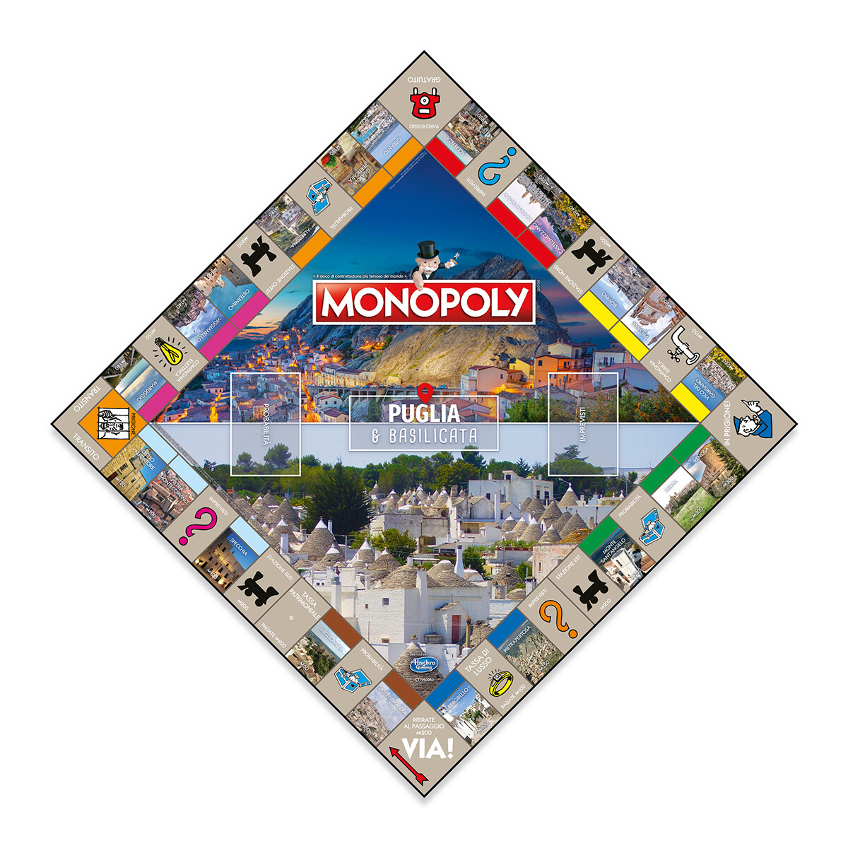 Monopoly Puglia & Basilicata - Edizione I Borghi Più Belli d'Italia - Monopoly