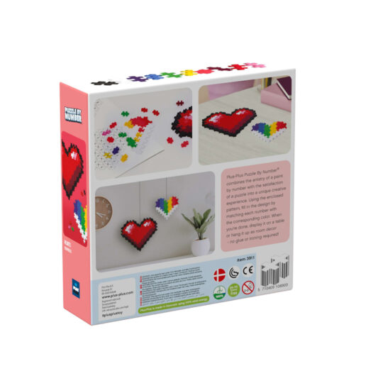 Puzzle Hearts 250 pezzi - Plus-Plus