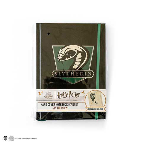 Quaderno rigido e segnalibro Serpeverde scudo - Harry Potter