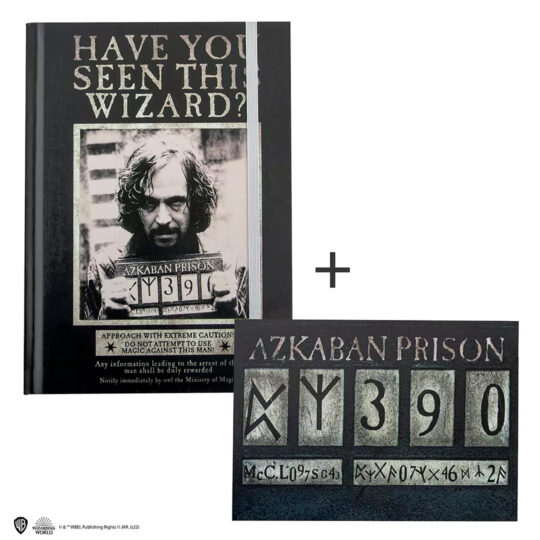 Quaderno rigido e segnalibro Sirius Azkaban - Harry Potter