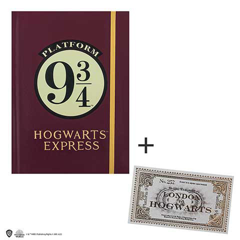 Quaderno rigido e segnalibro Hogwarts Express - Harry Potter