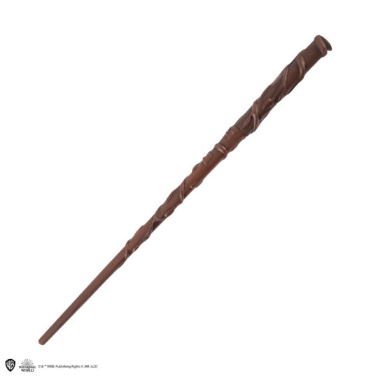 Penna bacchetta Hermione Granger con supporto - Harry Potter